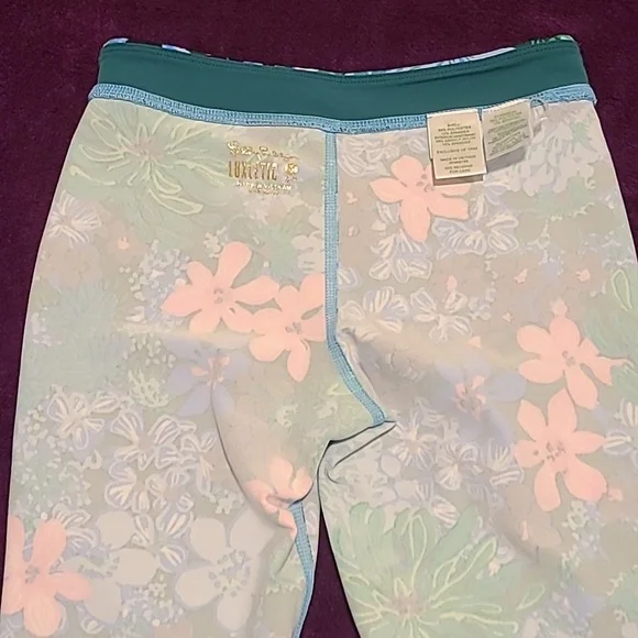Lilly Pulitzer Luxletic Leggings Pants for Girls 👧 Size M (6-7) Multicolor - Picture 8 of 8
